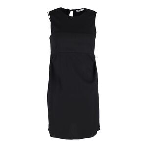 Alexander Wang.T Crew Neck Mini Dress in Black Cotton